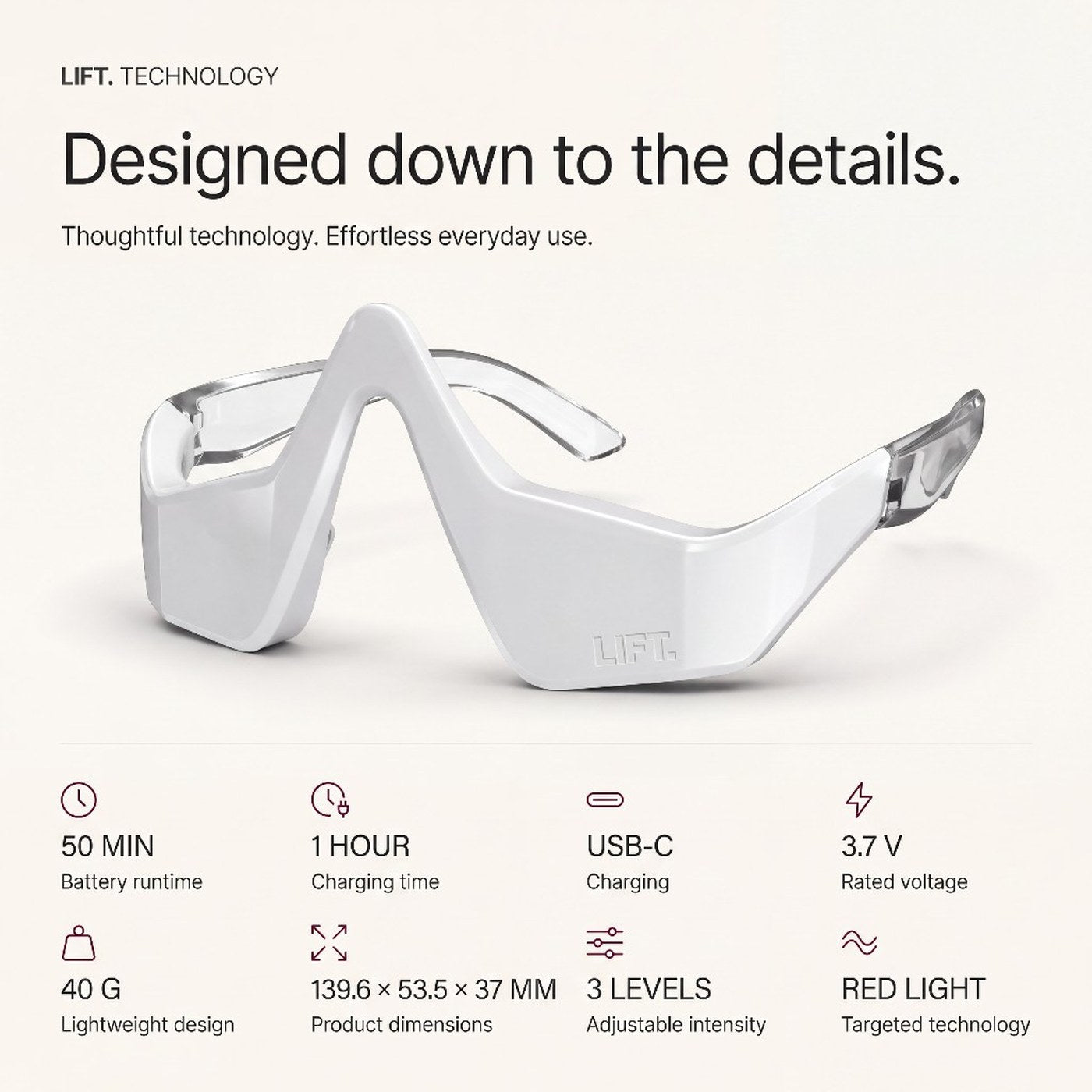 LIFT. specifications